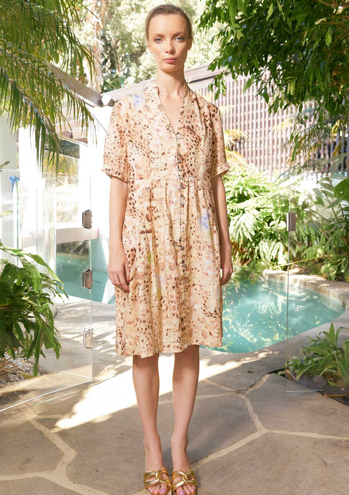 The Dreamer Label CLEARANCE Tilda Dress - Cheetah