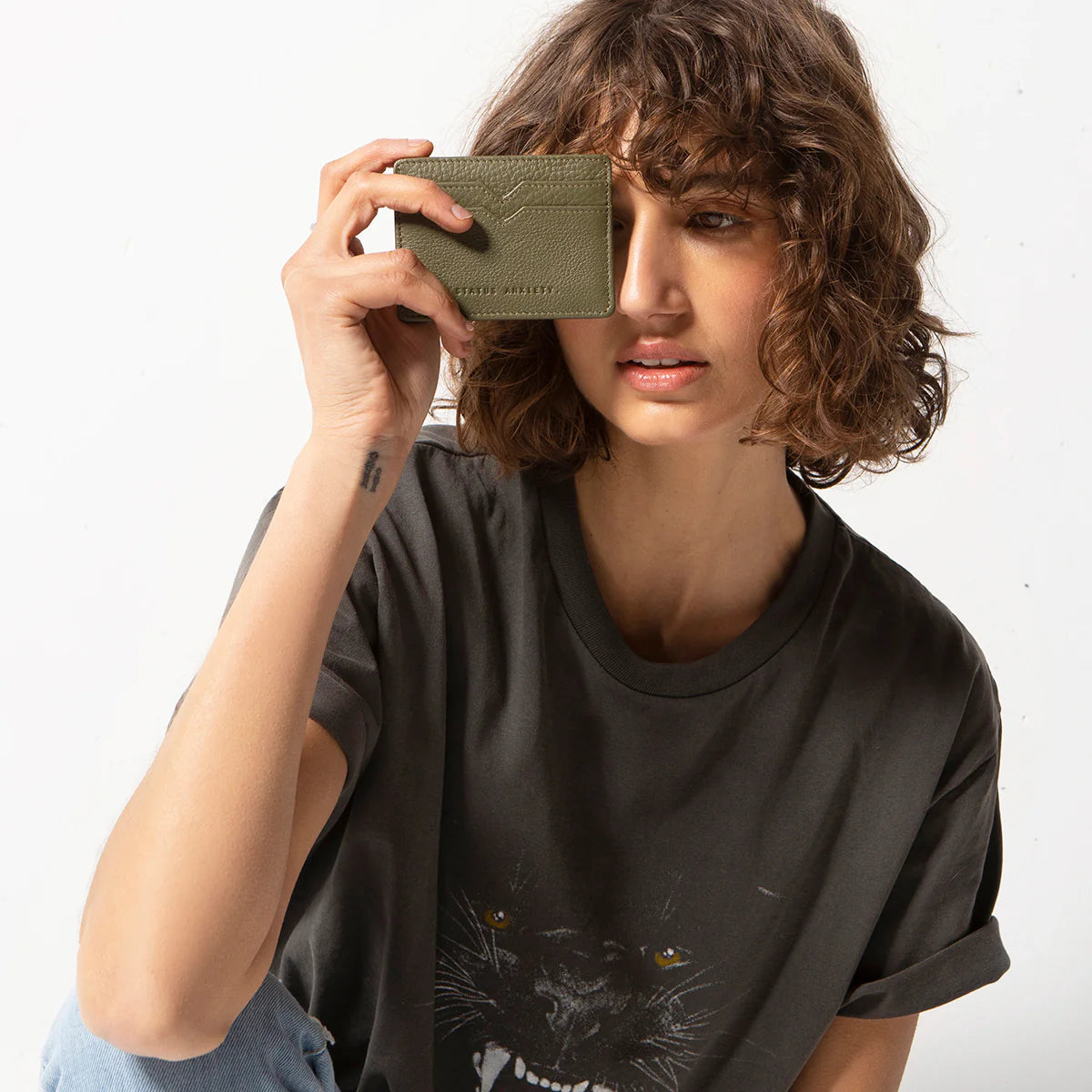 Status Anxiety Together For Now Wallet - Khaki