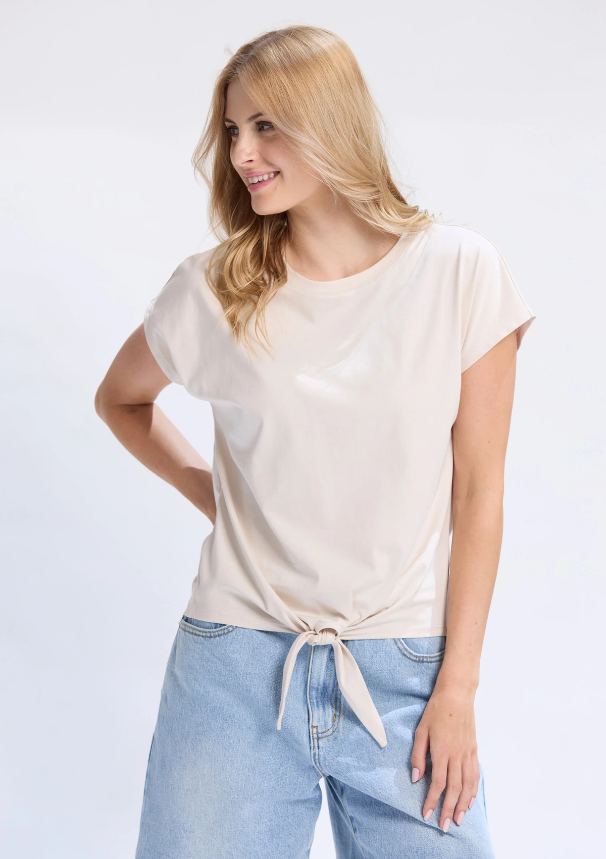 Stella + Gemma Top Knot Top - Chai