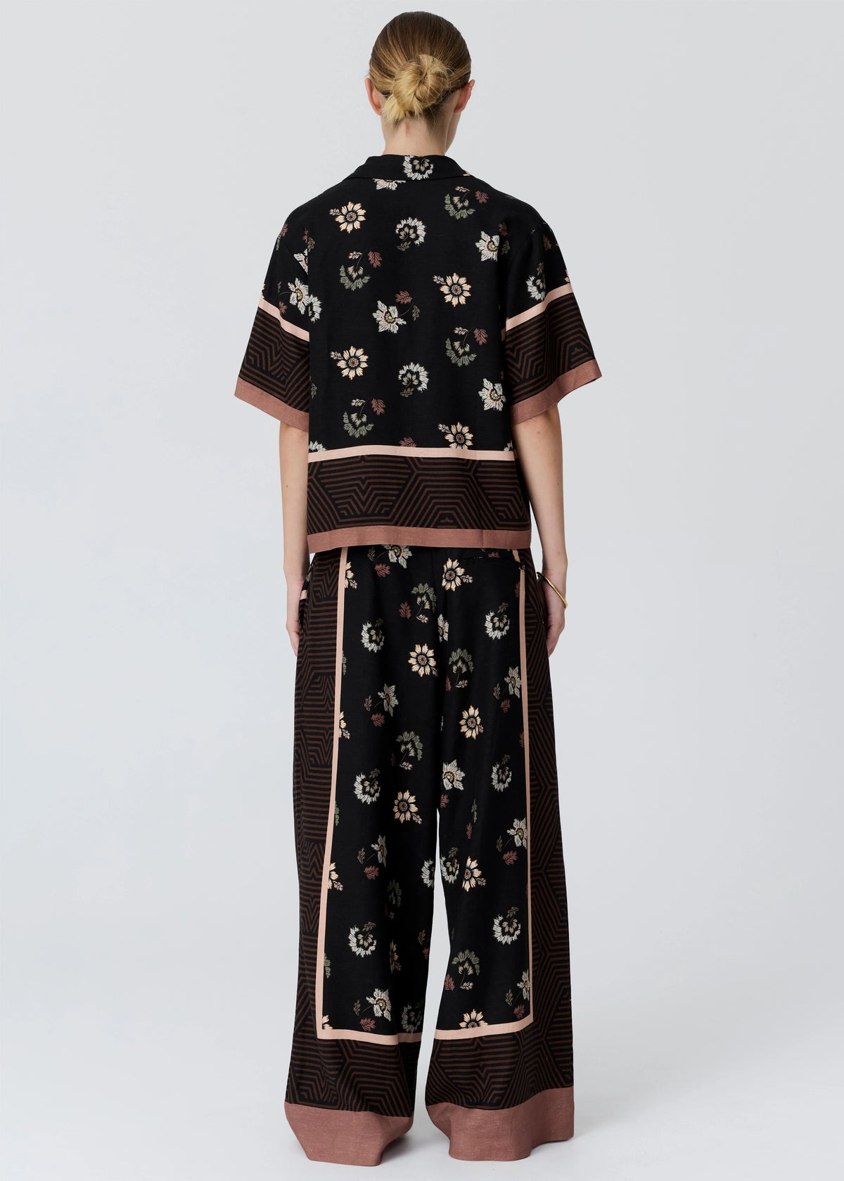 Pol Trellis Shirt - Trellis Scarf Print