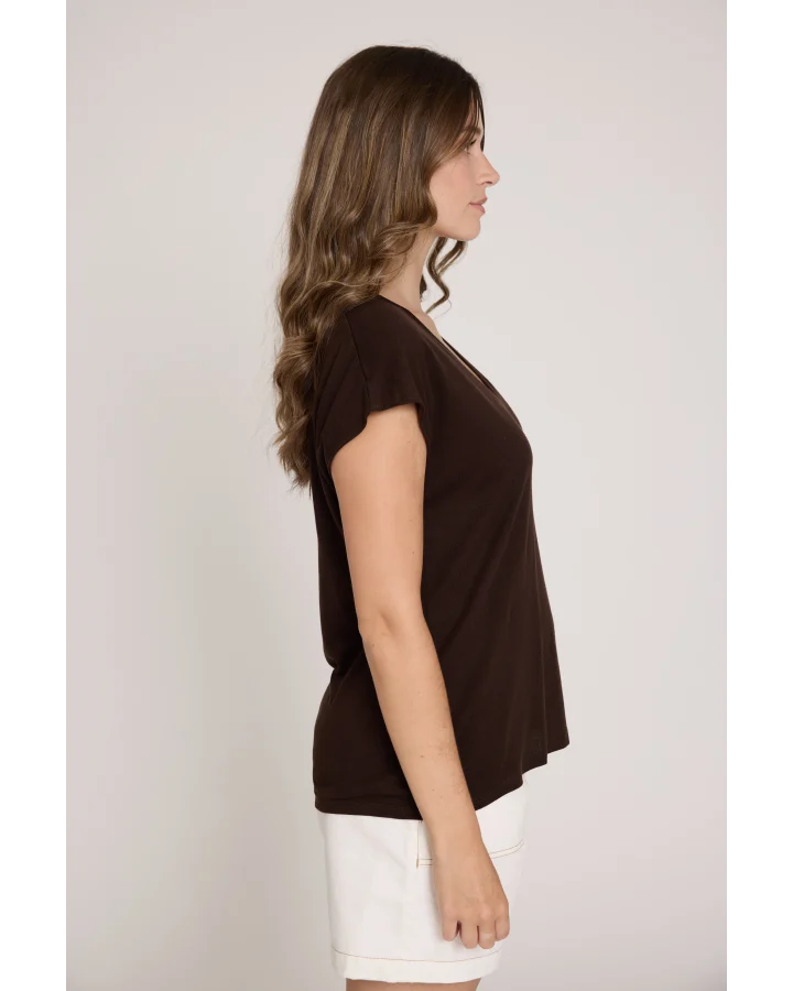 Victor T Shirt - Chocolate