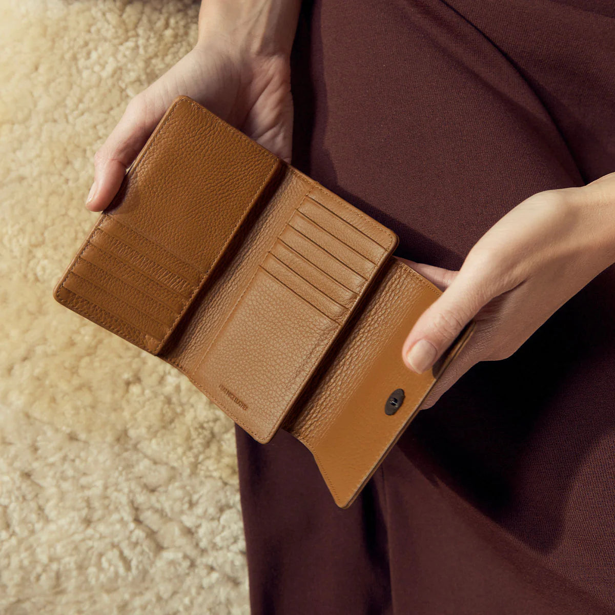 Status Anxiety Visions Wallet - Camel