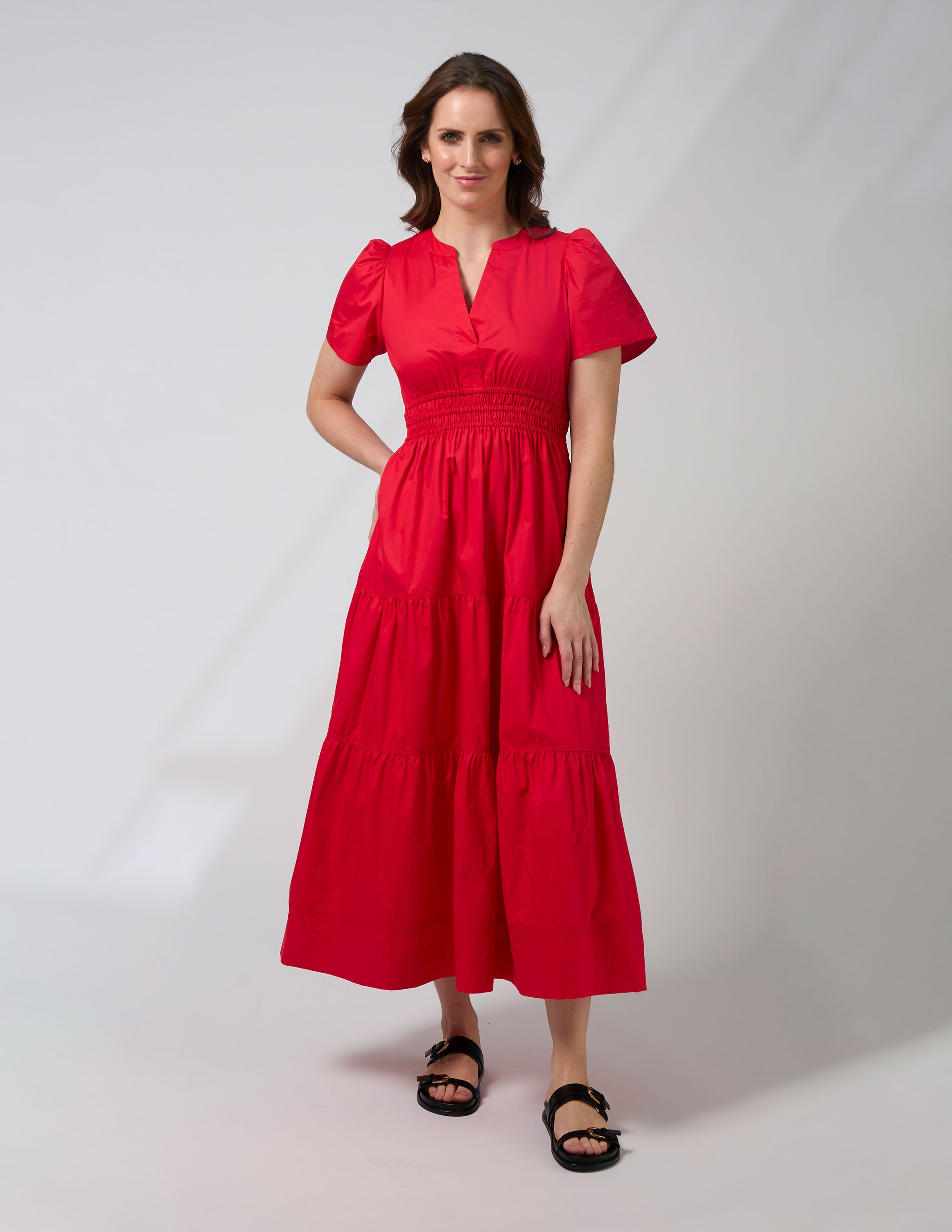 Vittoria Dress - Flame