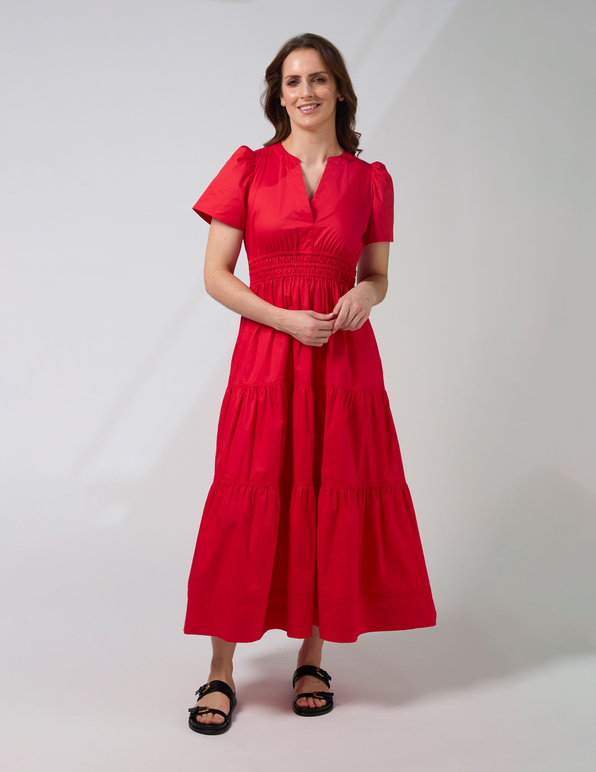 Vittoria Dress - Flame