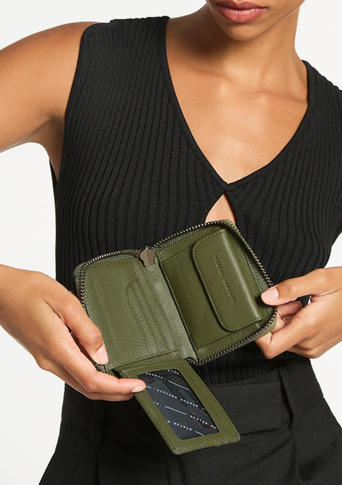 Status Anxiety Wayward Wallet - Khaki
