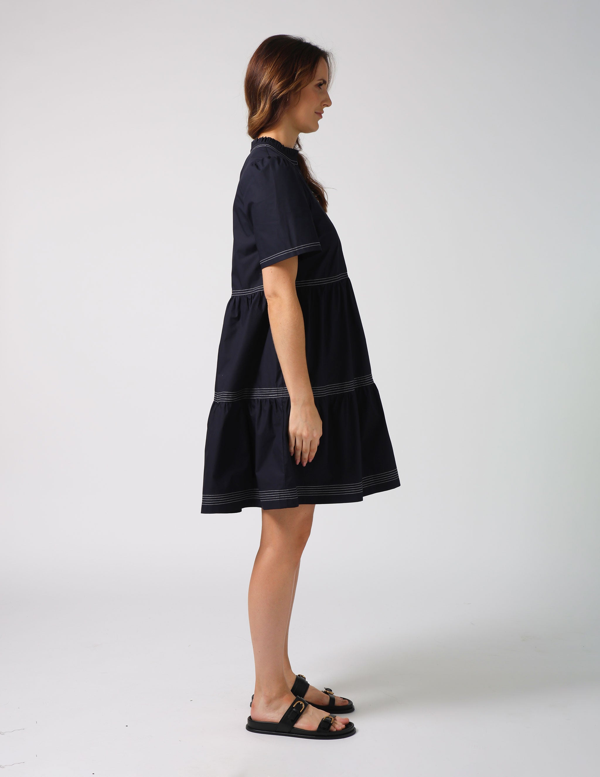 Willa Dress - Navy