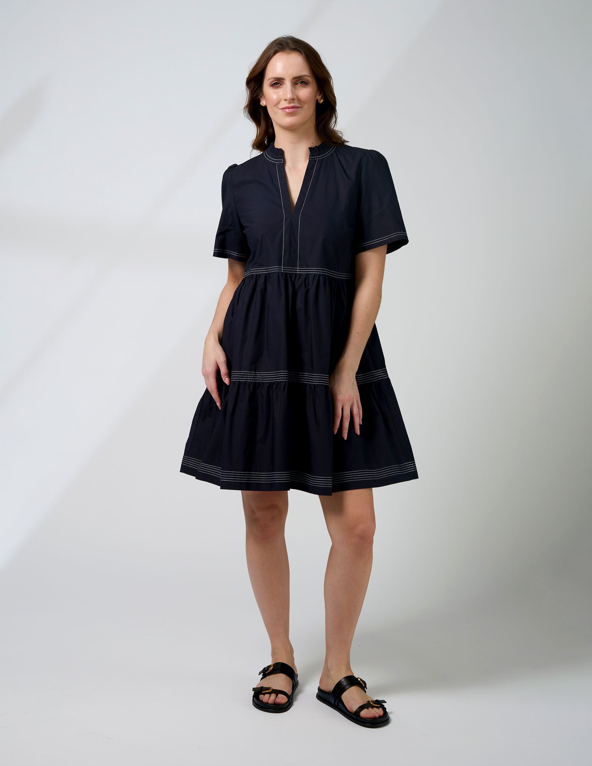 Willa Dress - Navy