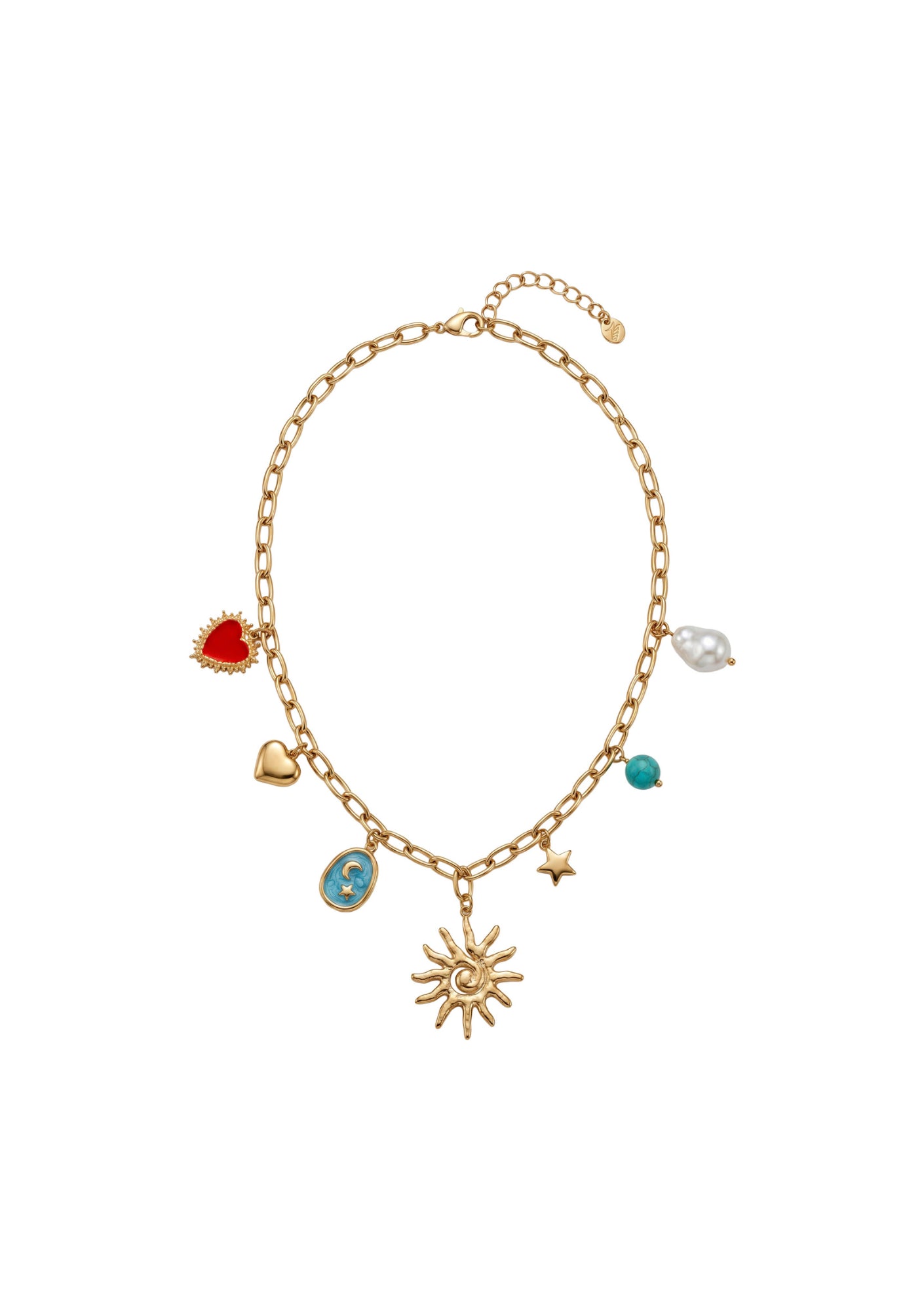 Zambesi Charm Necklace - Sun