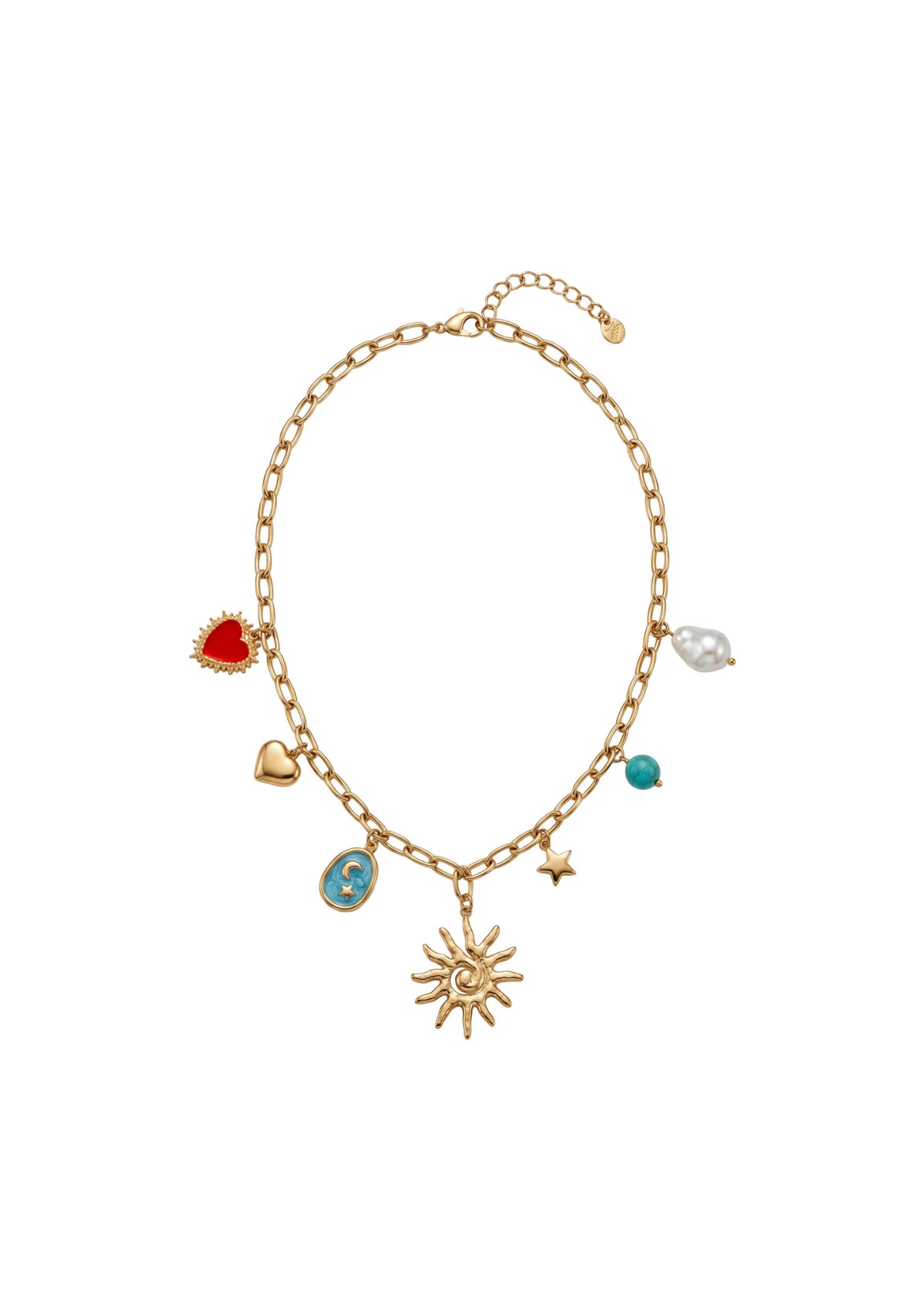 Haven Zambesi Charm Necklace - Sun