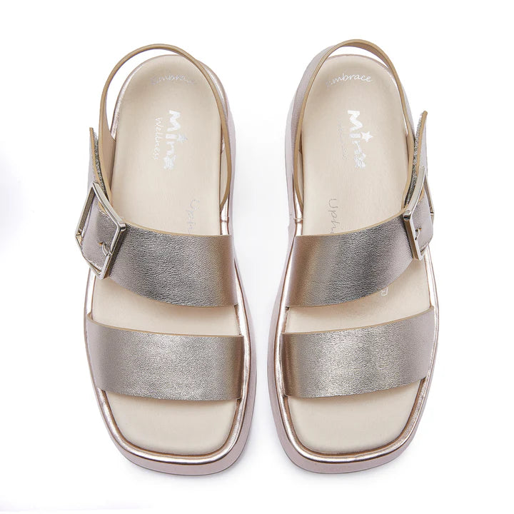 Zen Sandal - Platinum Metallic
