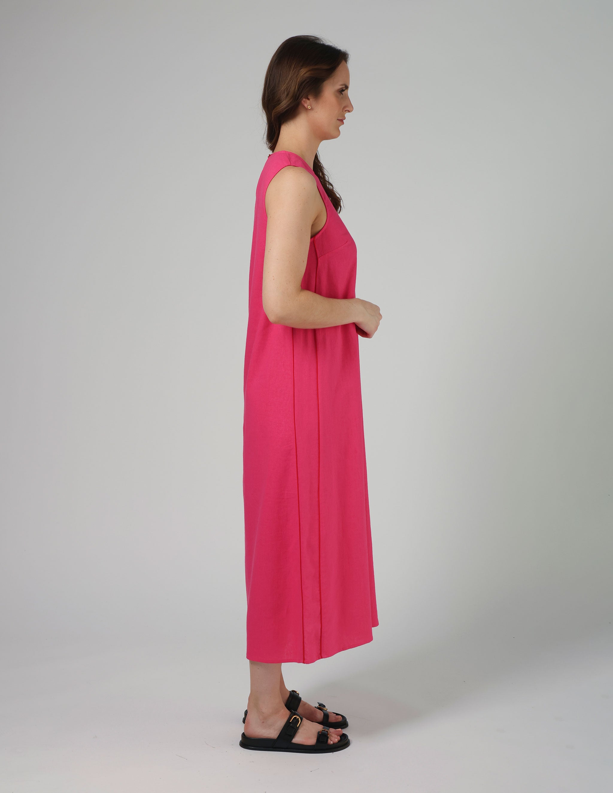 Zora Dress - Fuchsia
