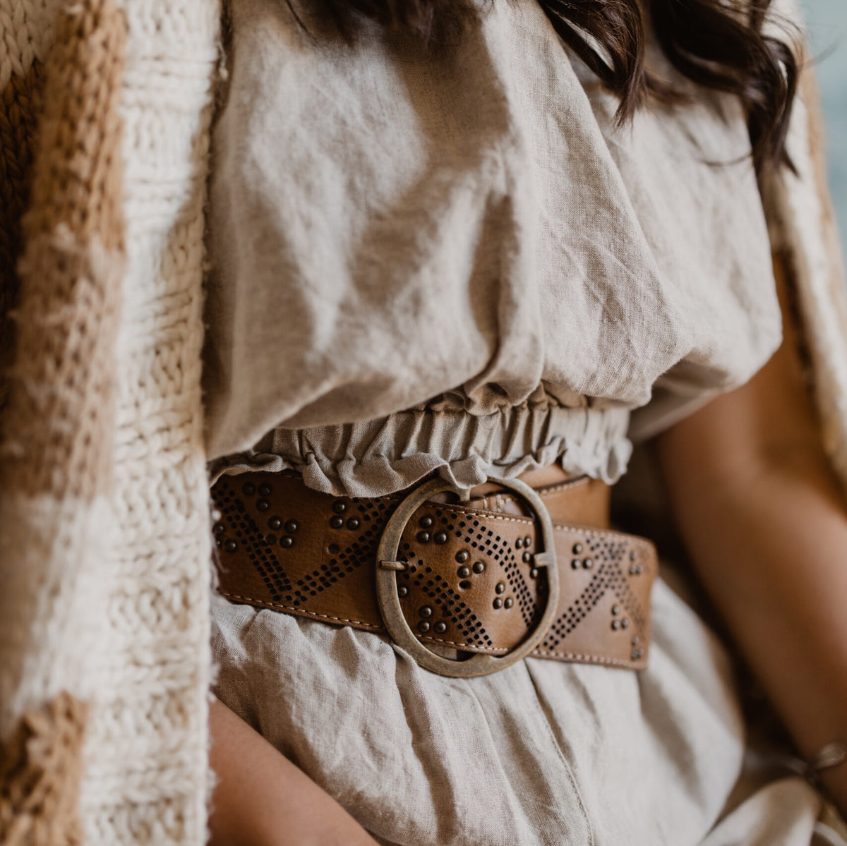 Kompanero Tuscany Belt - Tobacco