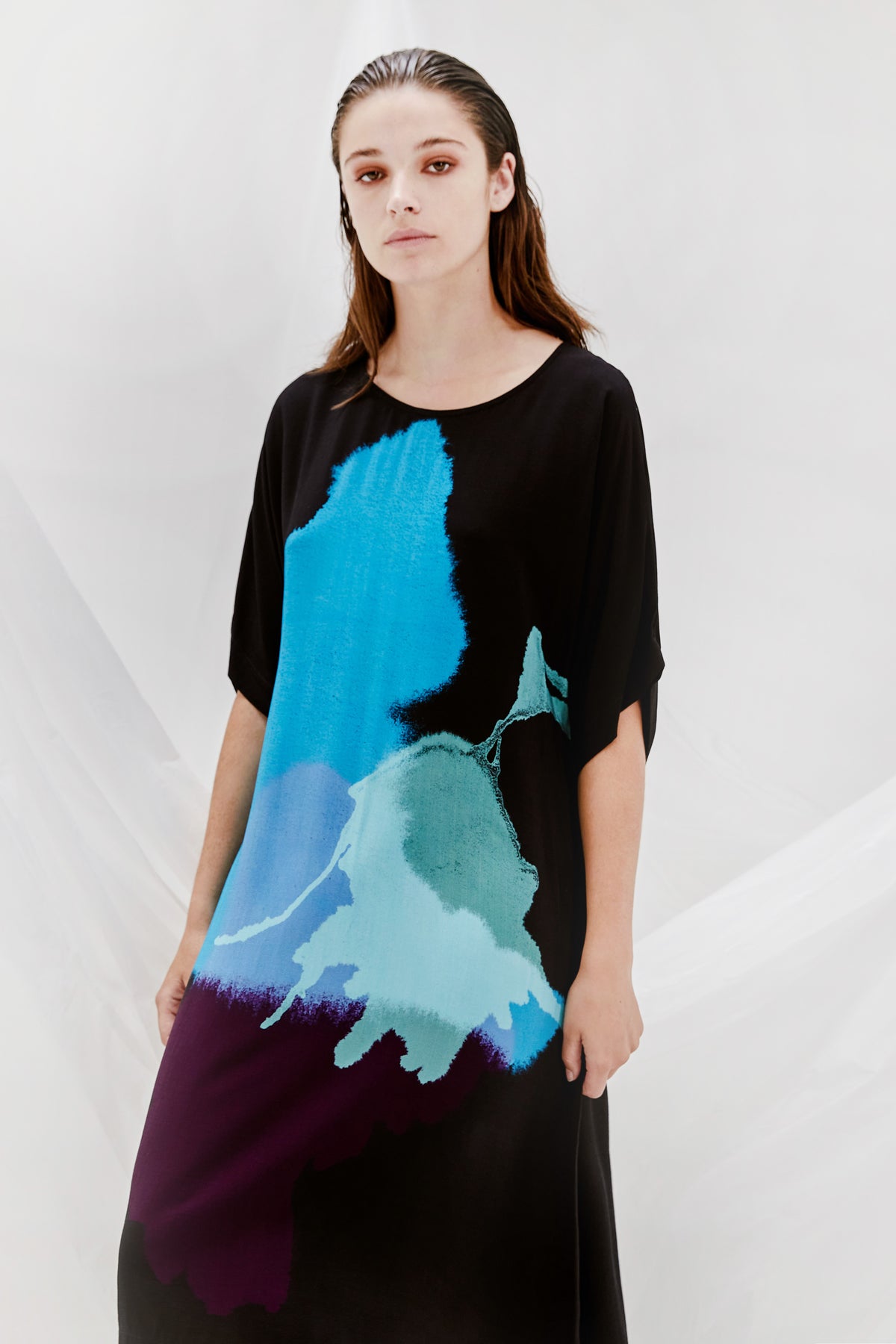 Jason Lingard CLEARANCE Exo Dress - Inky Print