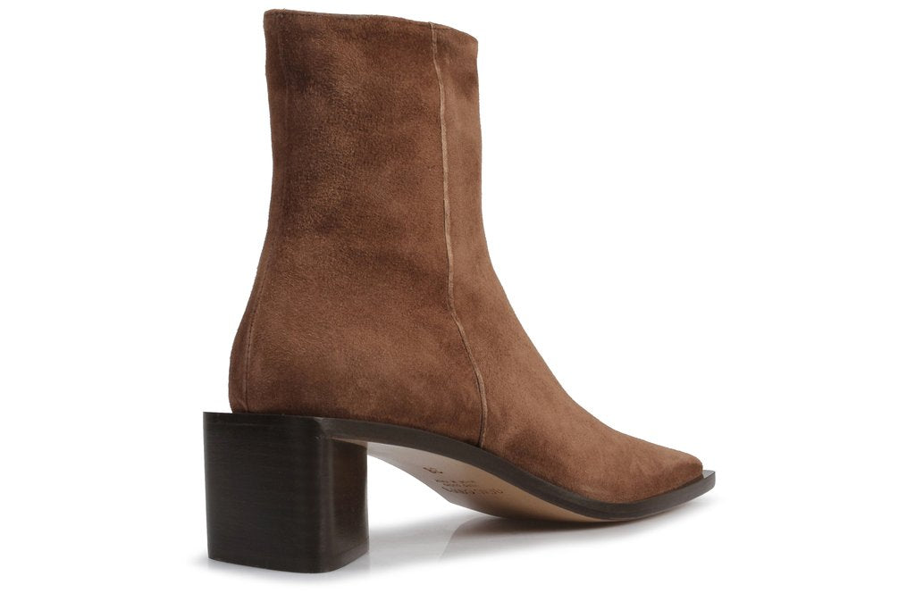 CLEARANCE Bolivar Ankle Boots - Brown Suede // LAST PAIR SIZE 37