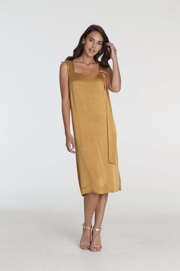 Obi CLEARANCE Geisha Buckle Dress - Marigold