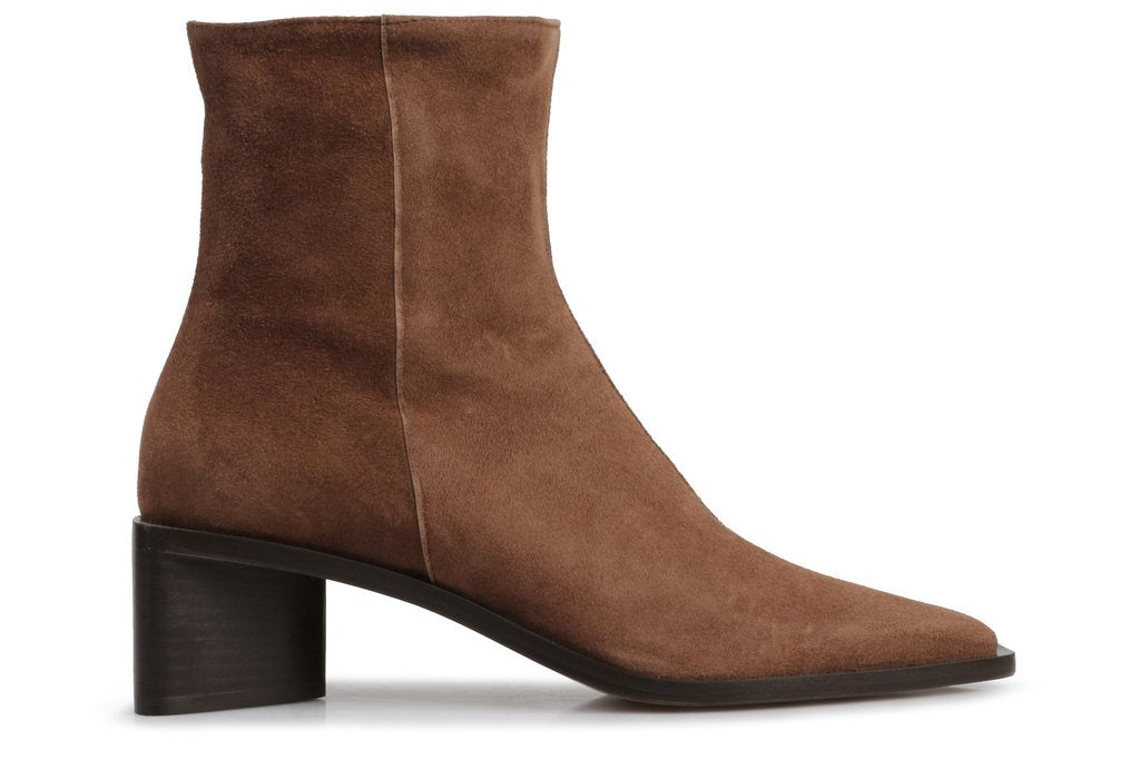 CLEARANCE Bolivar Ankle Boots - Brown Suede // LAST PAIR SIZE 37