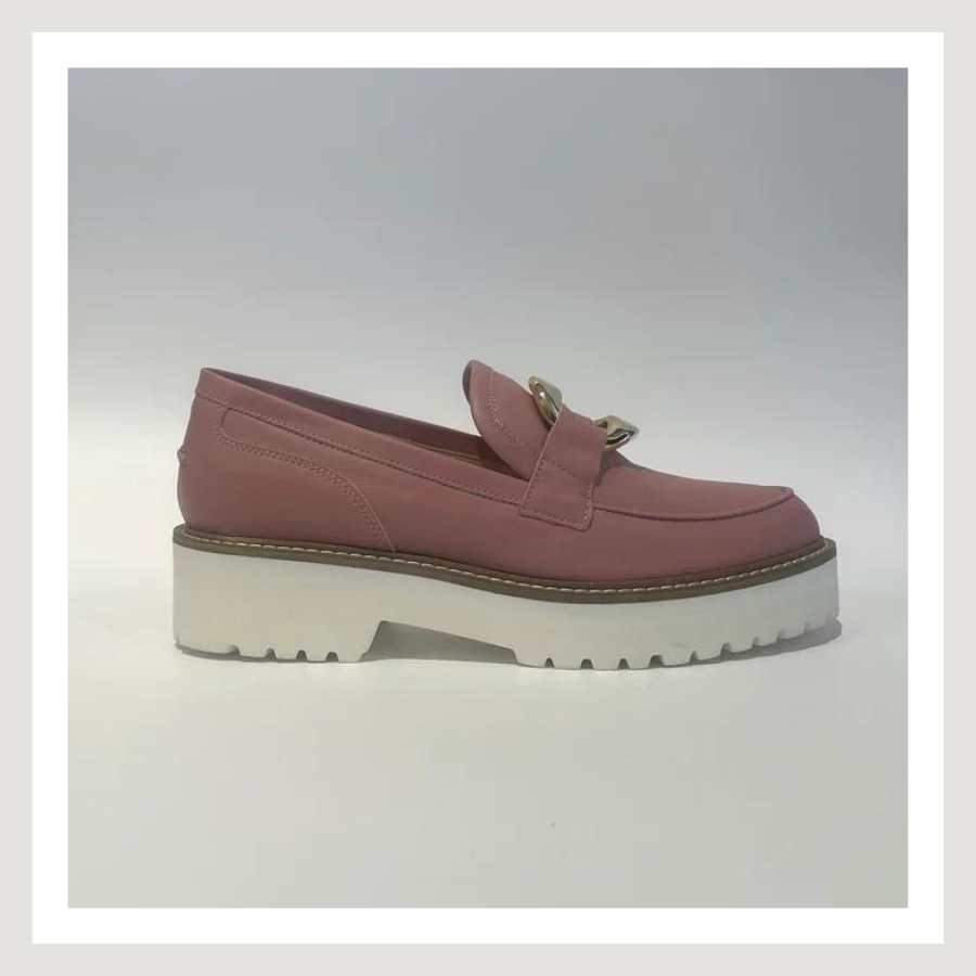 Salmon 2025 pink loafers