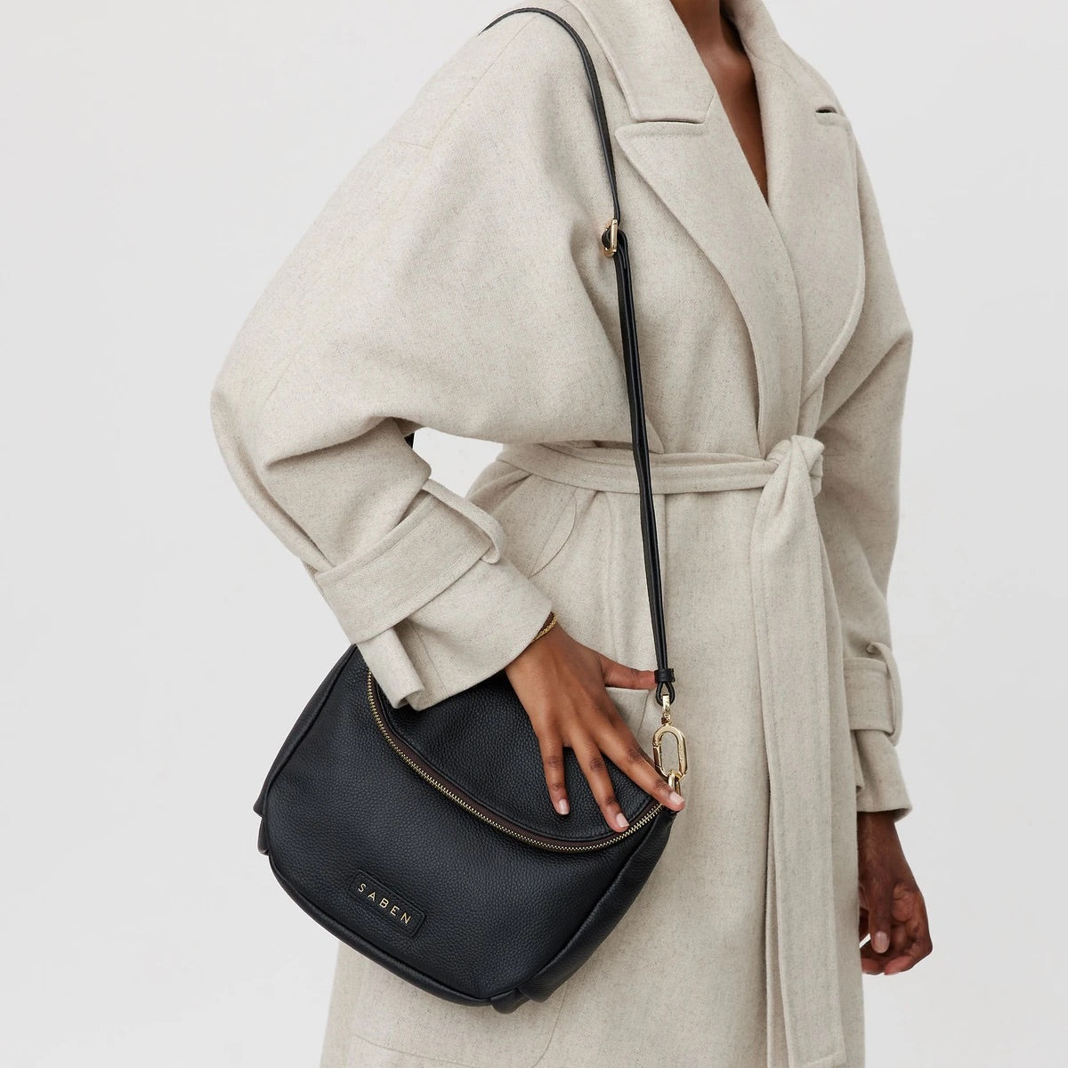 Saben Fifi Crossbody Bag - Black