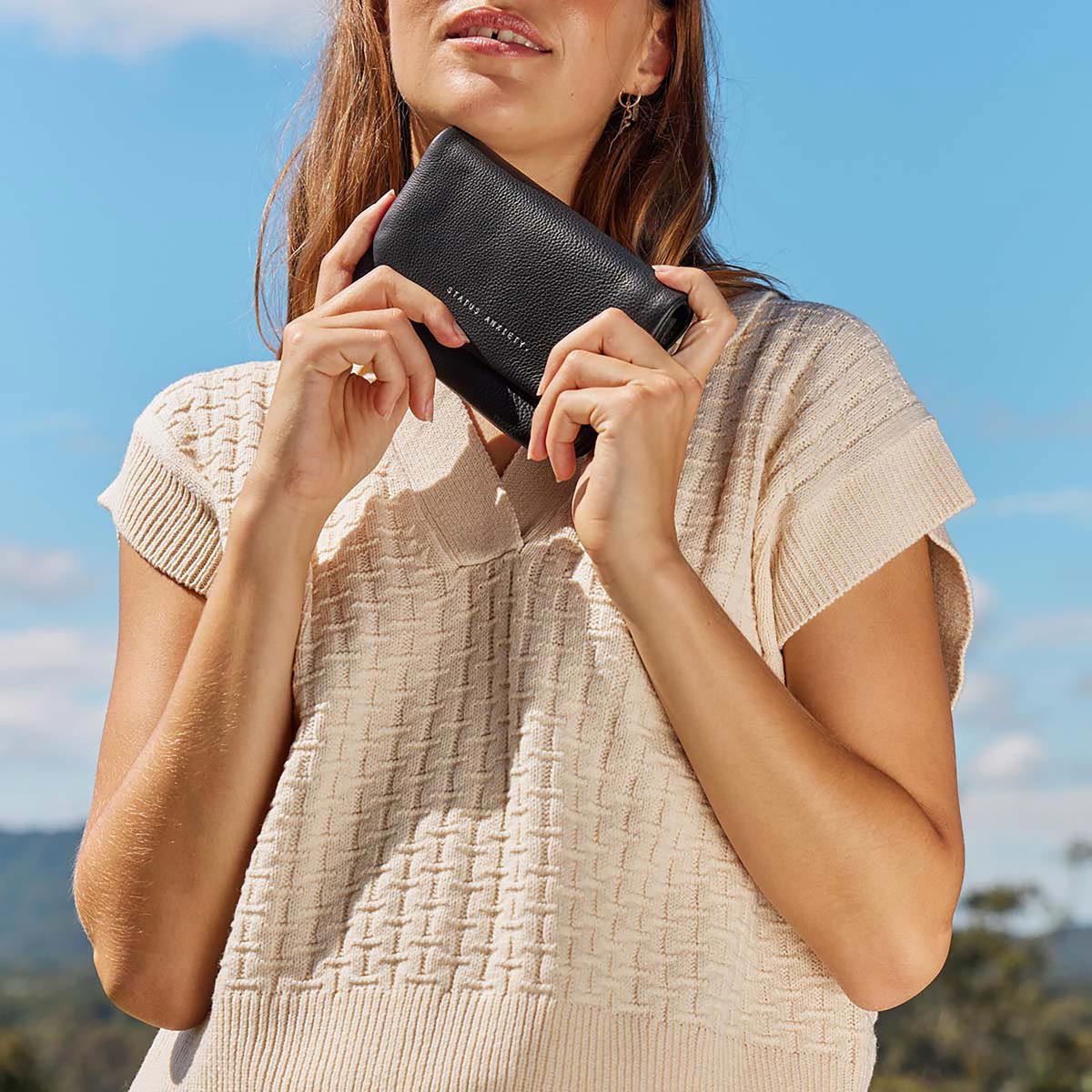 Status Anxiety Impermanent Wallet - Black