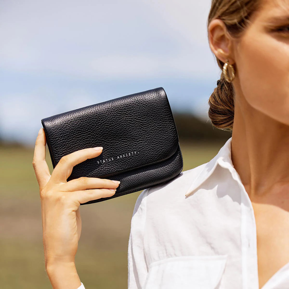 Status Anxiety Impermanent Wallet - Black