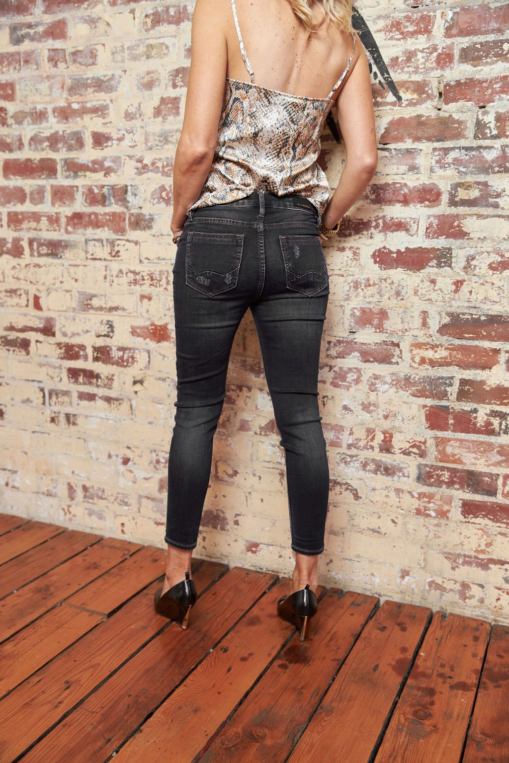 Cult of Individuality CLEARANCE Lexie Alter Ego Jeans - Charcoal
