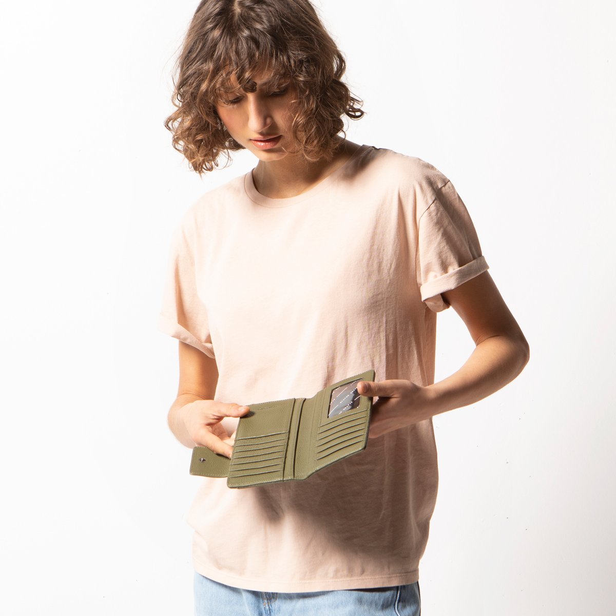 Status Anxiety Ruins Wallet - Khaki