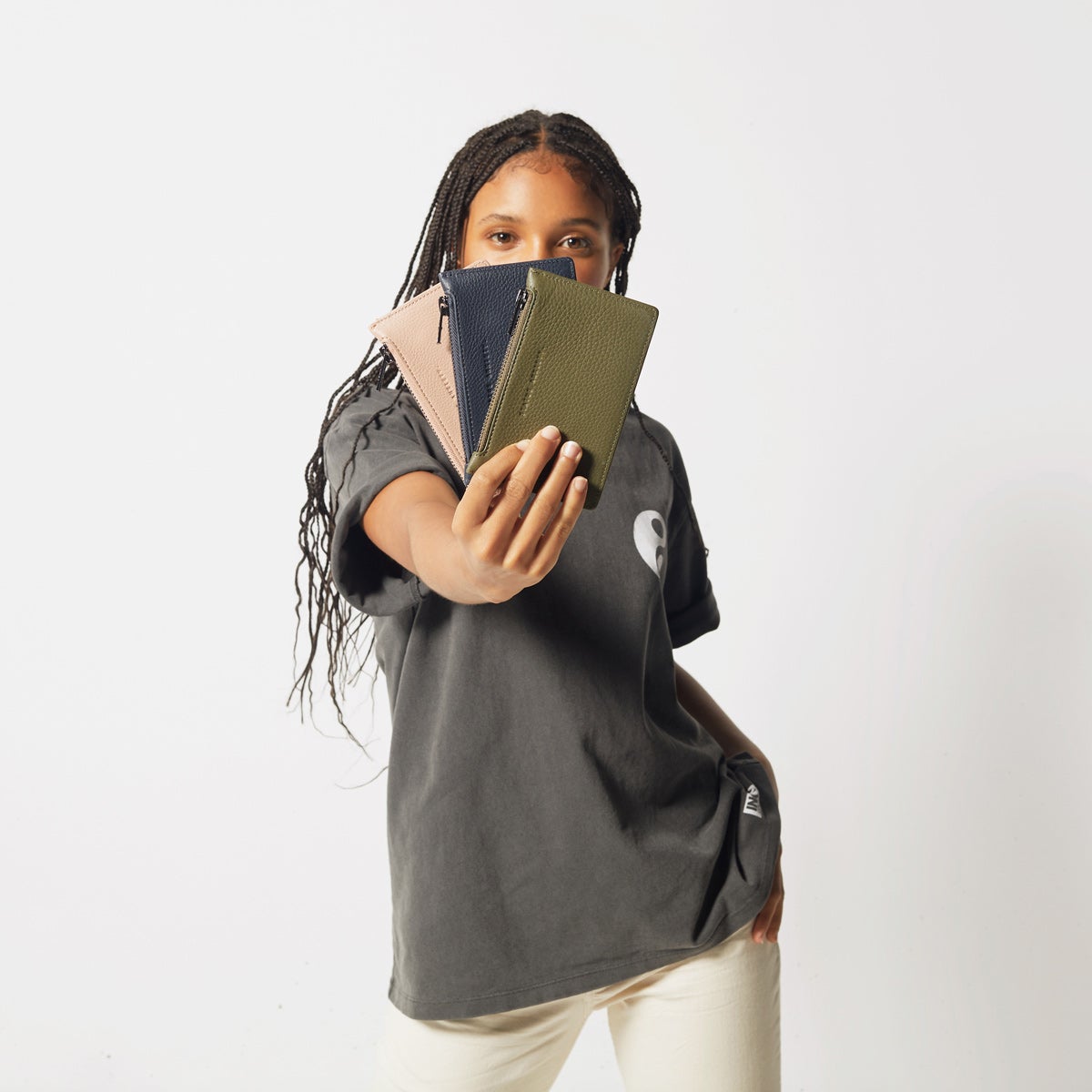 Status Anxiety Avoiding Things Wallet - Khaki