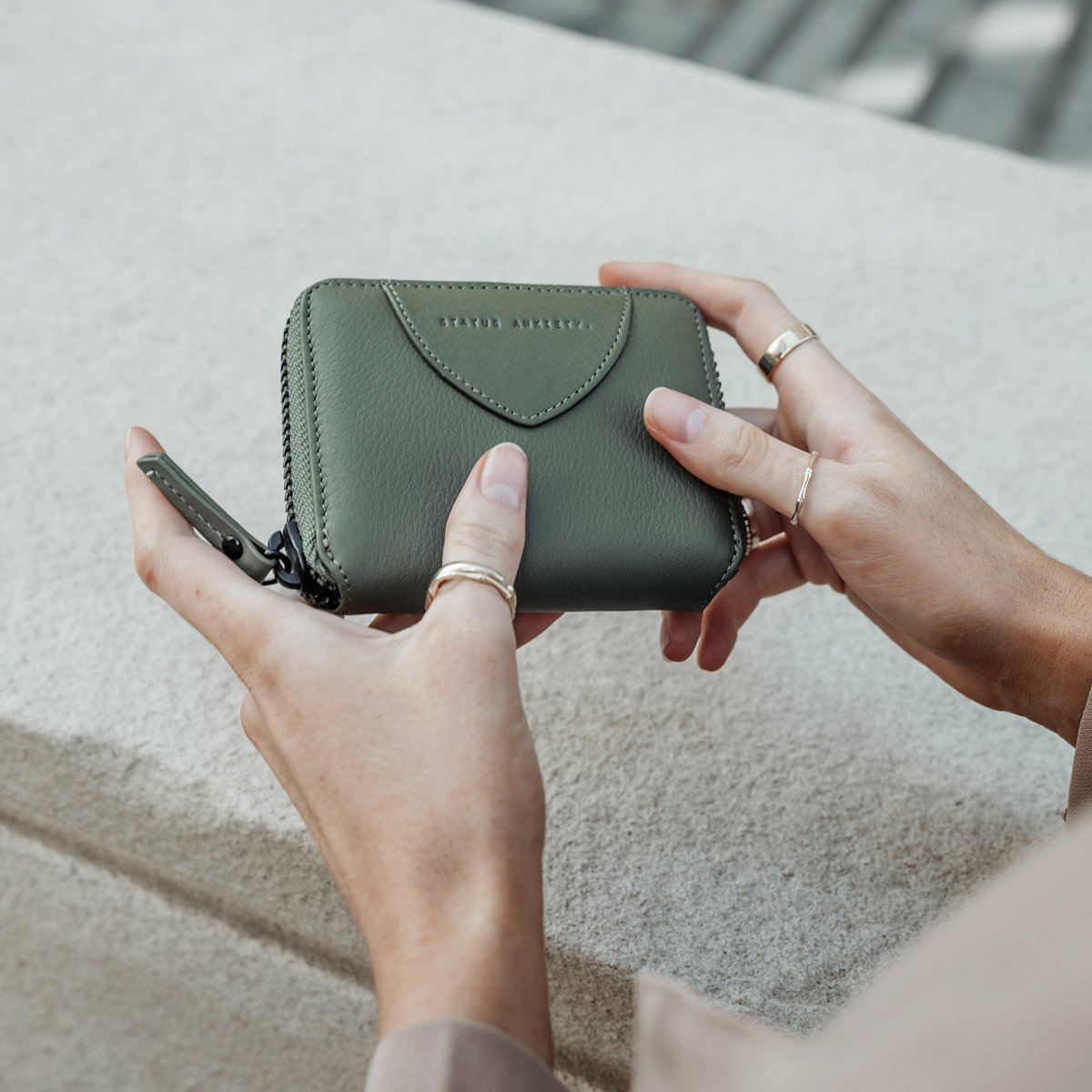 Status Anxiety Wayward Wallet - Khaki