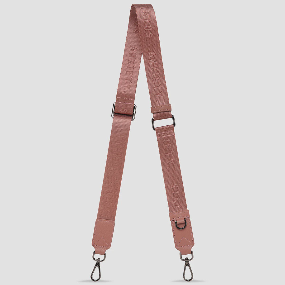 Status Anxiety Web Strap - Dusty Rose